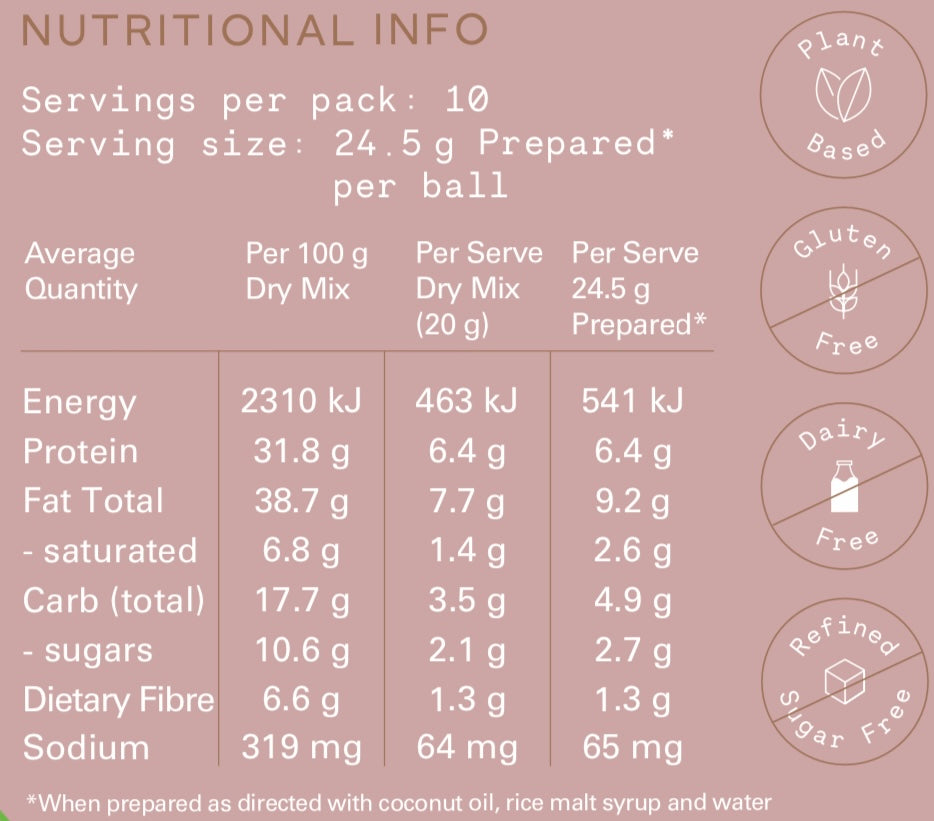 Caramel Peanut Protein Ball Mix